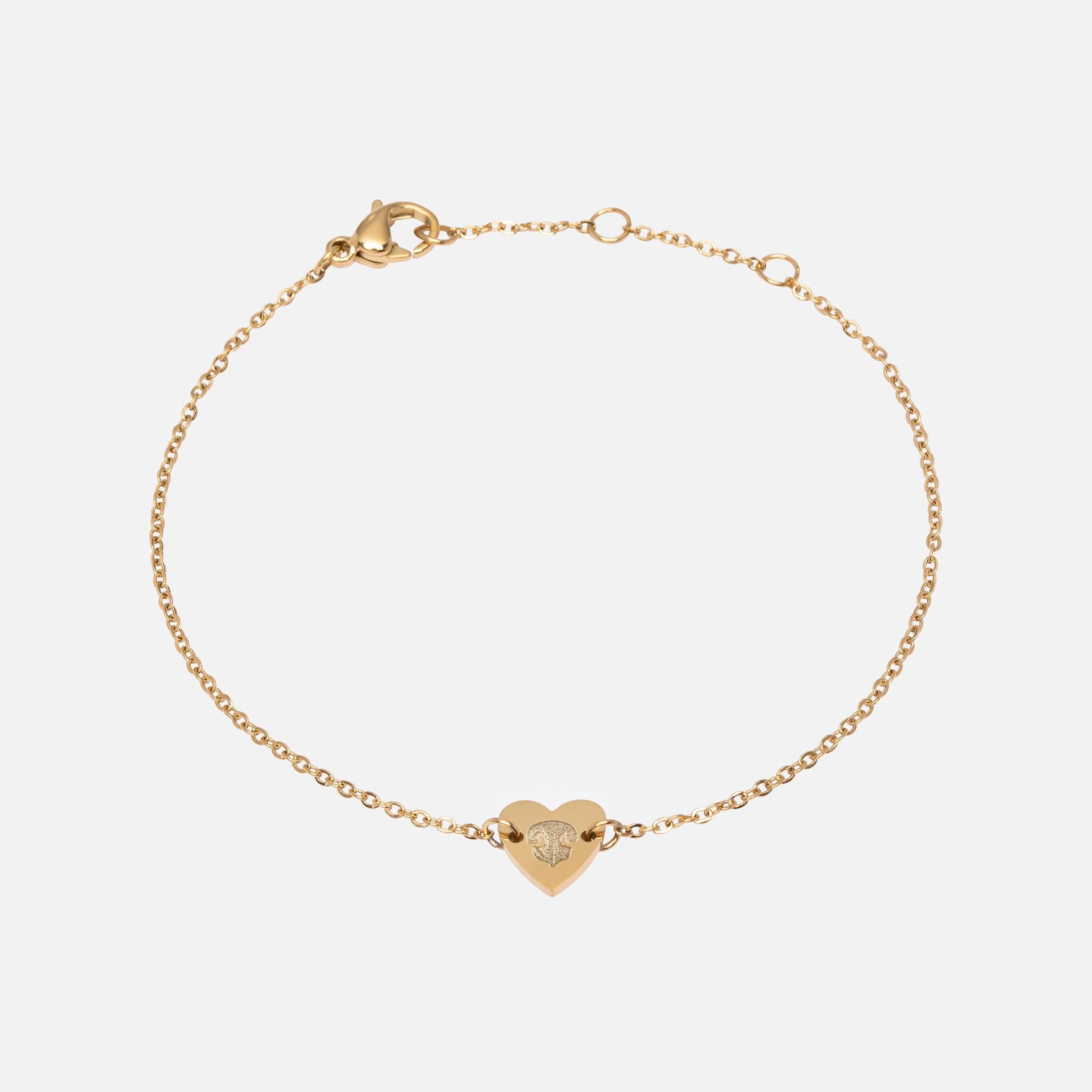 Bracelet With Heart Pendant