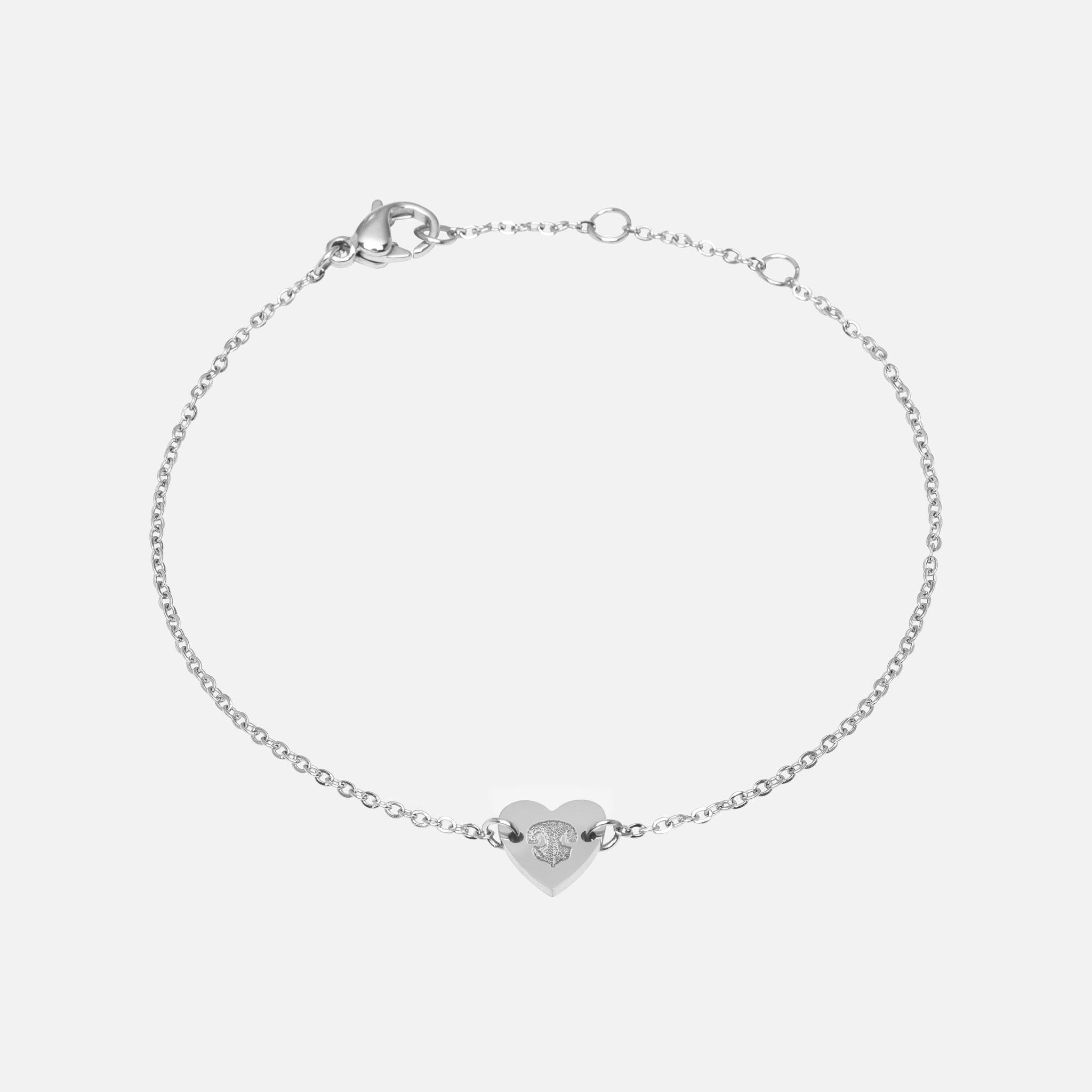 Bracelet With Heart Pendant
