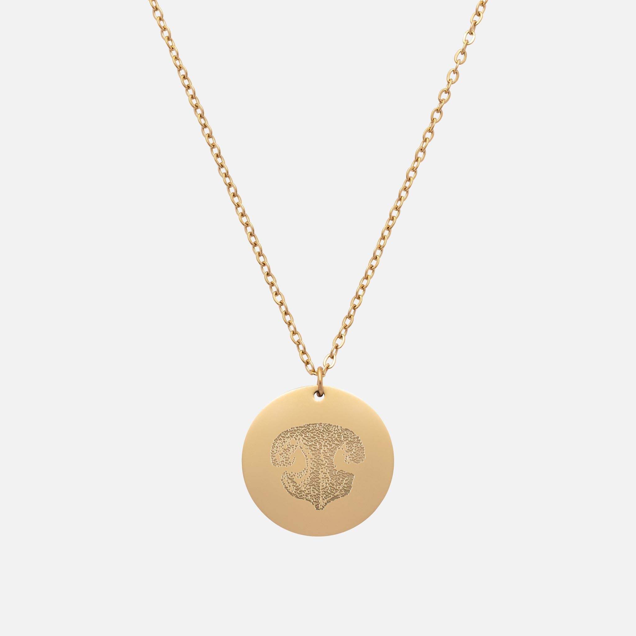 Necklace With Round Pendant