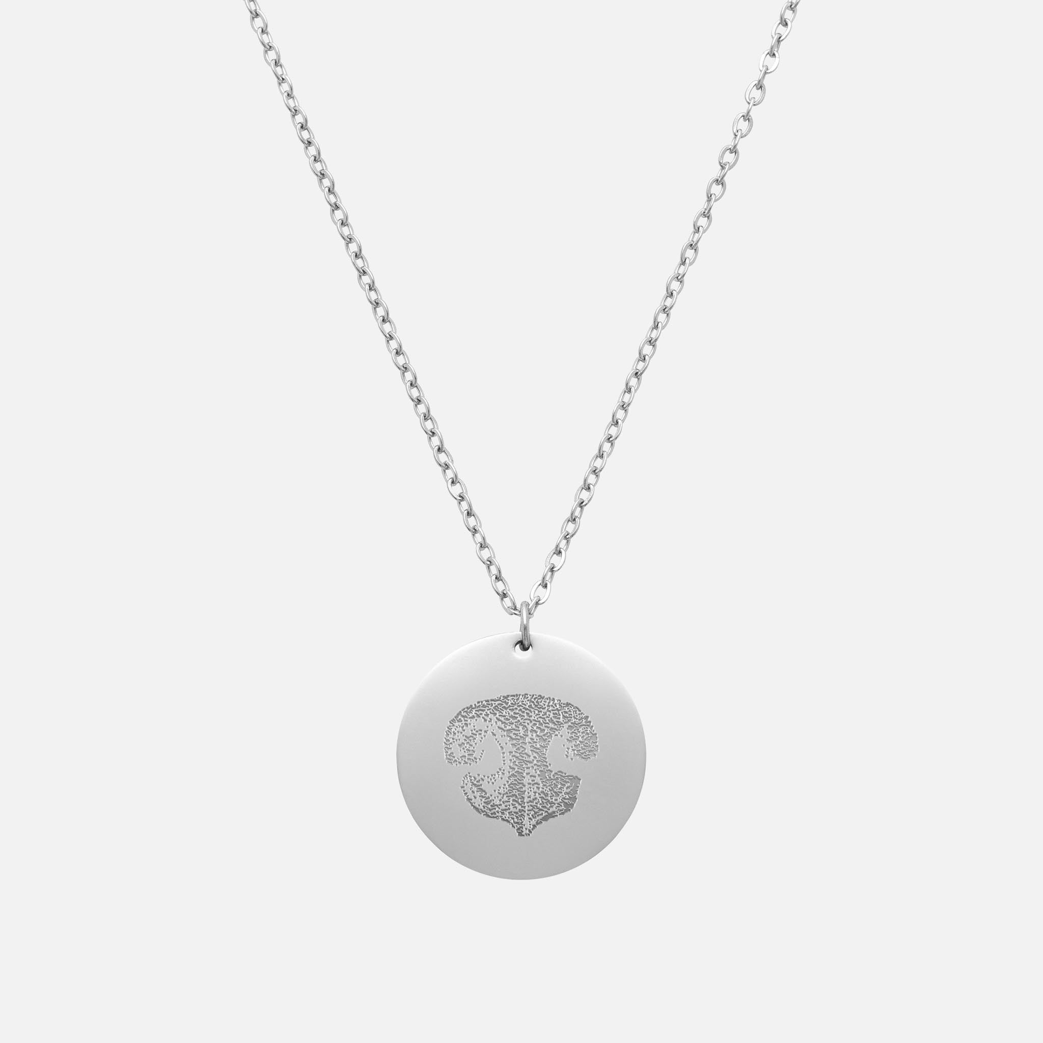 Necklace With Round Pendant