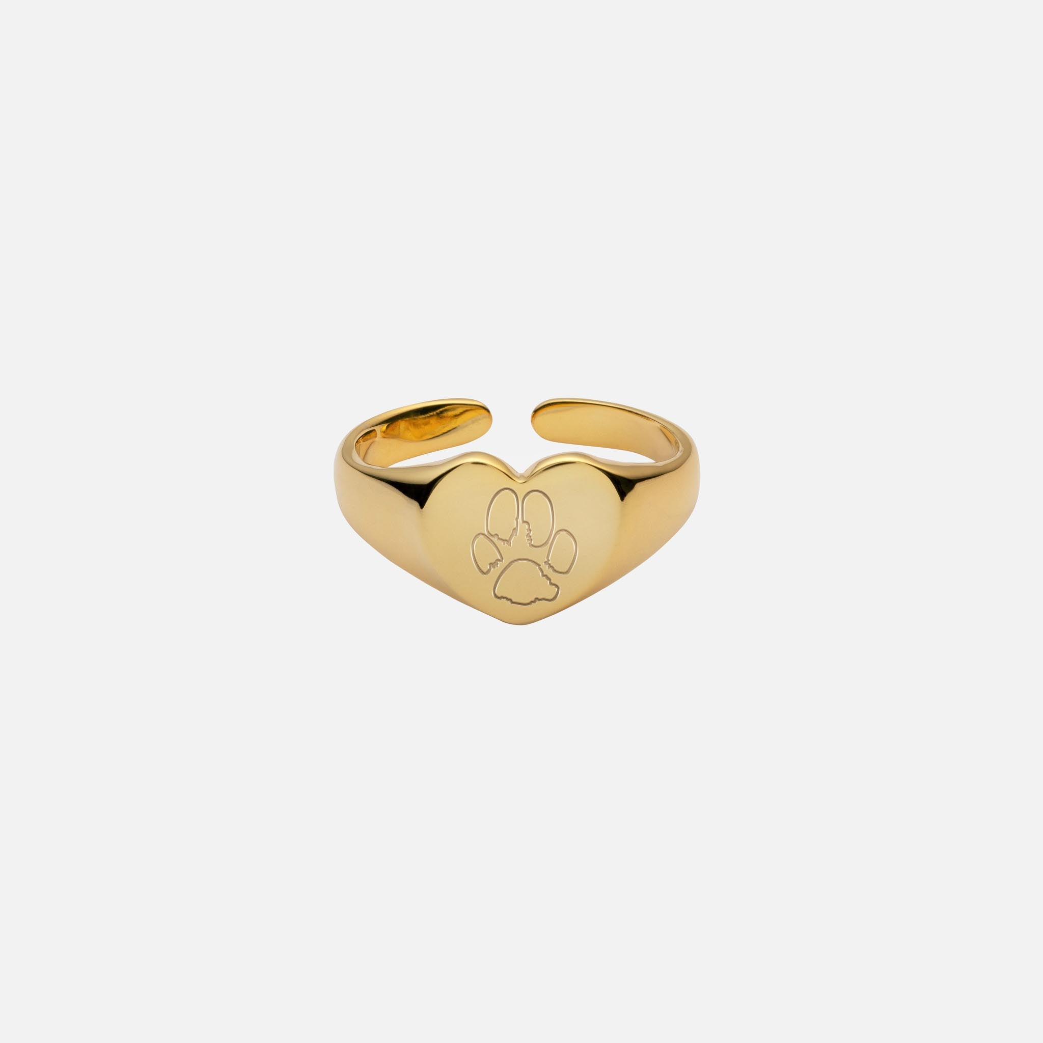 Ring mit Herz-Siegel