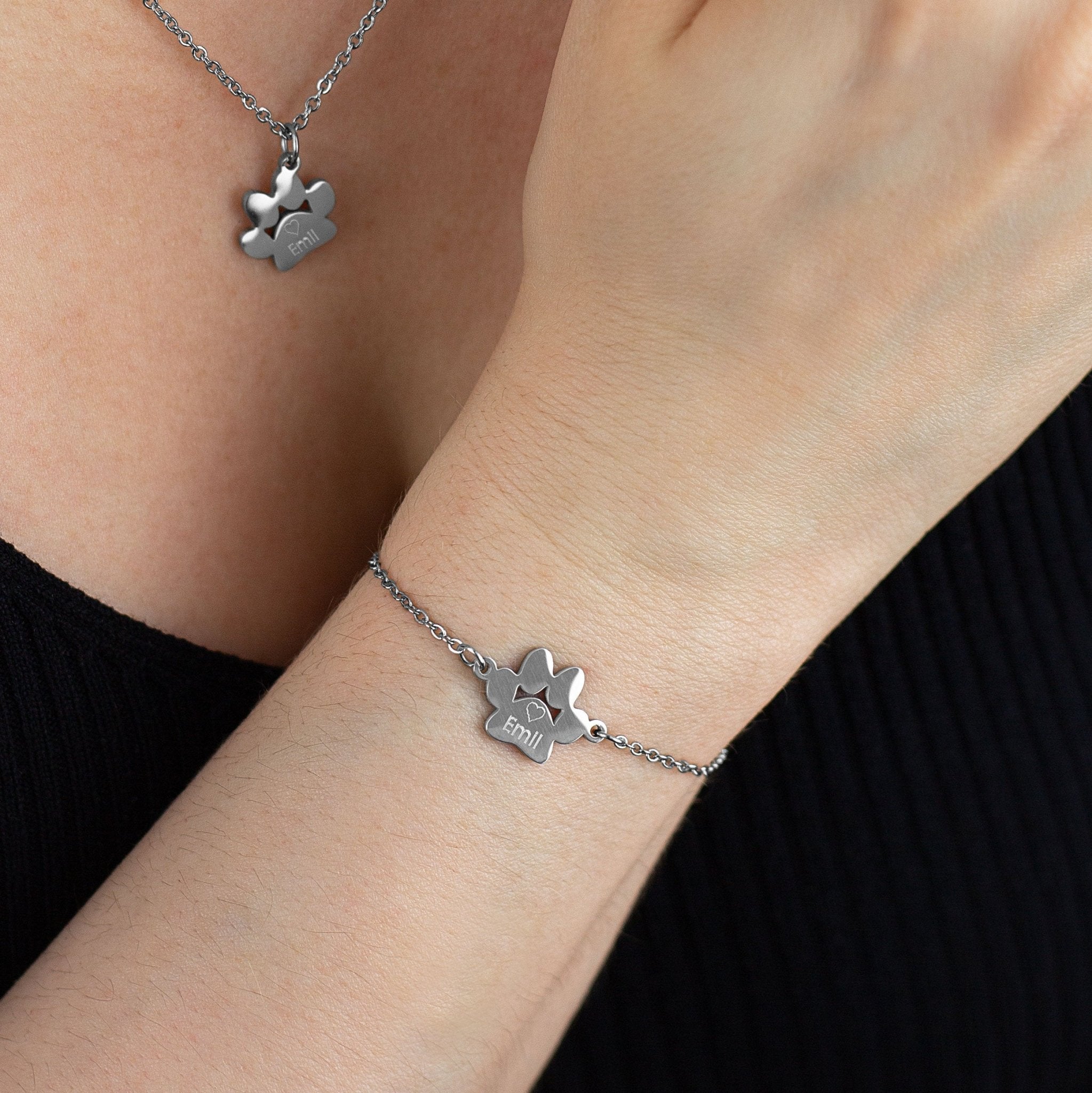Armband mit einer Pfote - Infinity Paws